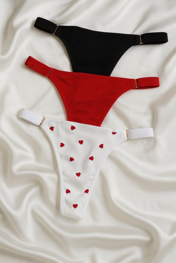 Combo x 3 Tangas Base Ancha